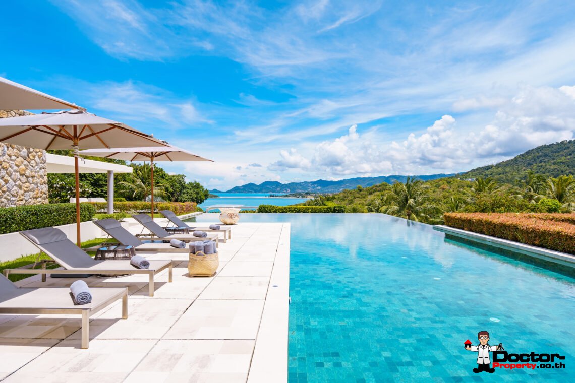 6 Bedroom Luxury Villa – Choeng Mon, Koh Samui – For Sale