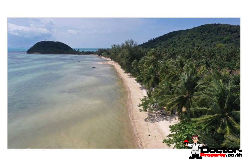 3 Rai Beachfront Land - Bang Makham - Koh Samui - for sale