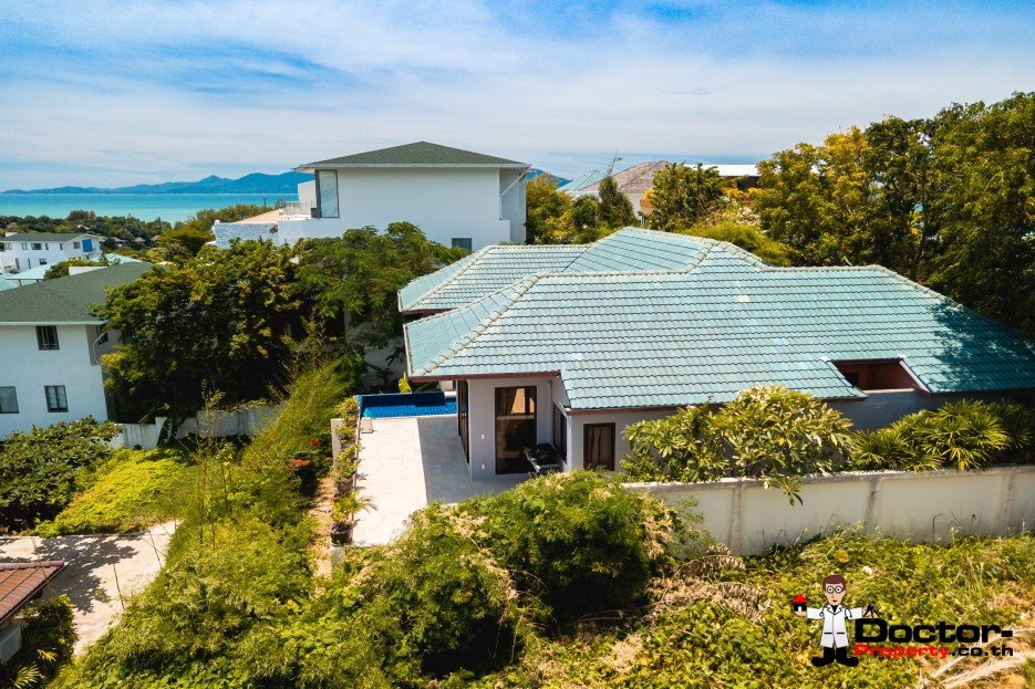 3 Bedroom Villa with Stunning Sea View - Plai Laem, Choeng Mon - For Sale