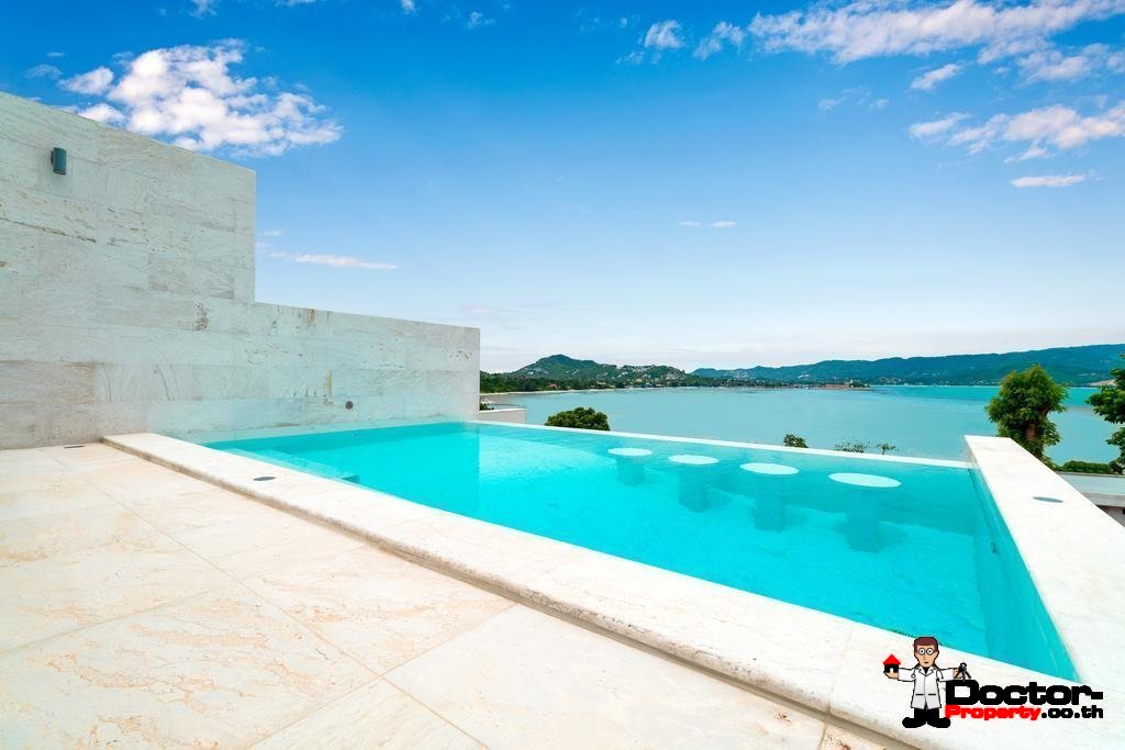4 Bedroom Villa with Pool and Sea View - Plai Laem, Koh Samui - For Sale