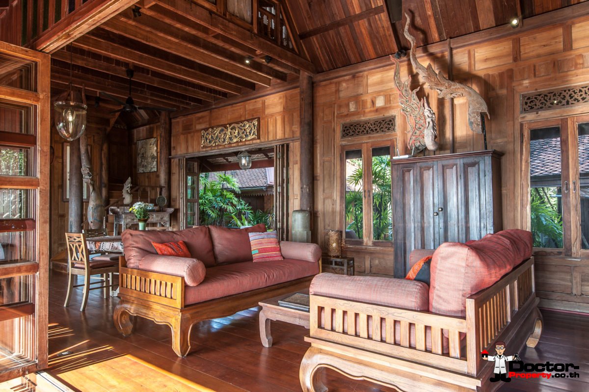 Authentic 5 Bedroom Thai Lanna House - Taling Ngam, Koh Samui - For Sale