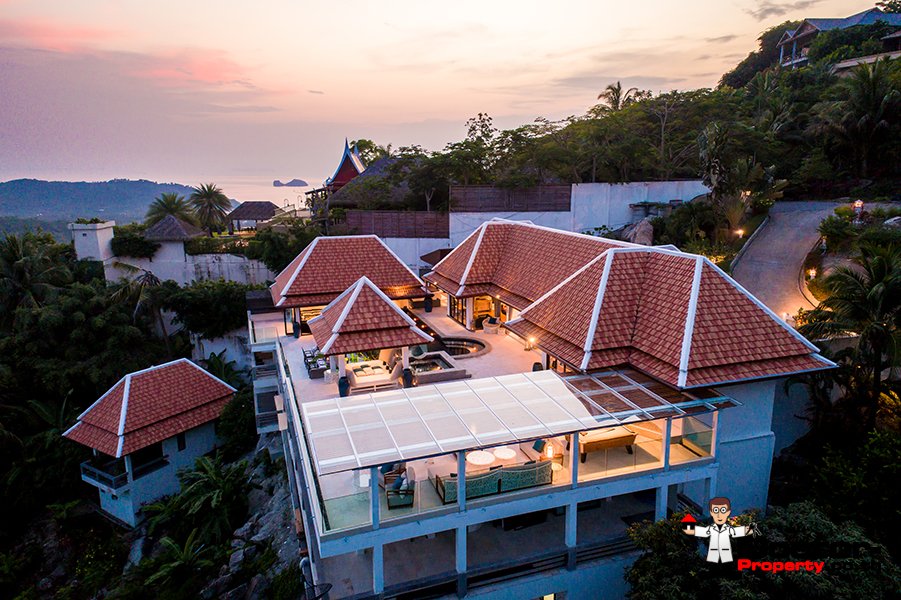 Magnificent 7 Bedroom Residence - Taling Ngam, Koh Samui - For Sale