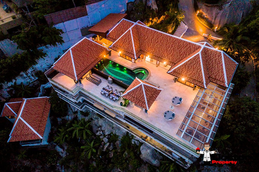 Magnificent 7 Bedroom Residence - Taling Ngam, Koh Samui - For Sale