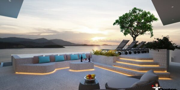 New 4 Bed Pool Villa with Sea Views - Big Buddha, Koh Samui - For Sale