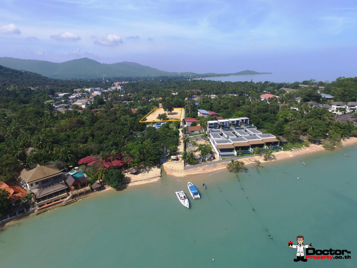 2.7 Rai in 2 Plots, Next to the Beach – Mae Nam, Koh Samui – For Sale