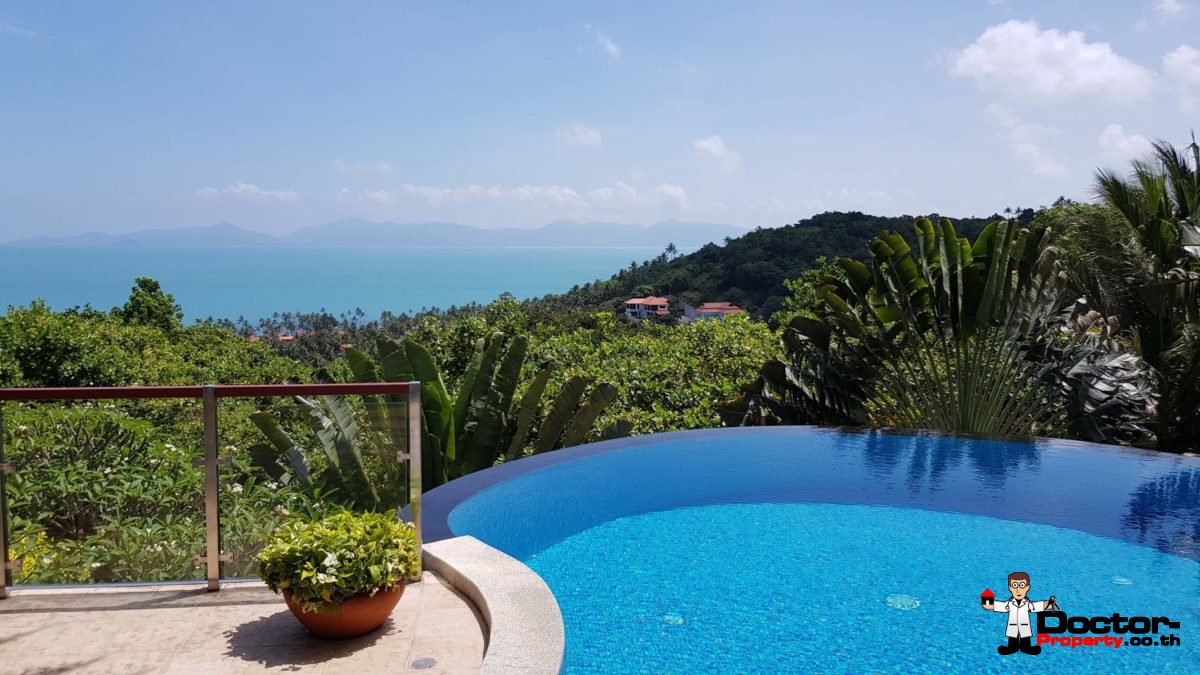 Amazing 3 Bedroom Villa with Sea View - Bang Por - Koh Samui - for sale