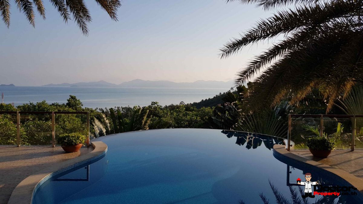 Amazing 3 Bedroom Villa with Sea View - Bang Por - Koh Samui - for sale
