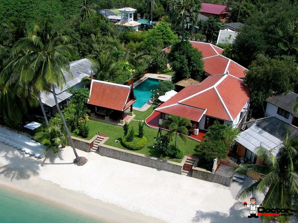 Luxury 5 Bedroom Beachfront Villa in Bang Rak, Koh Samui - For Sale