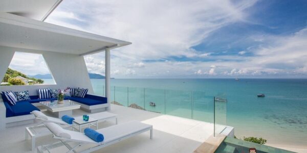 Exclusive New 4 Bedroom Villa with Sea View - Choeng Mon, Koh Samui - For Sale