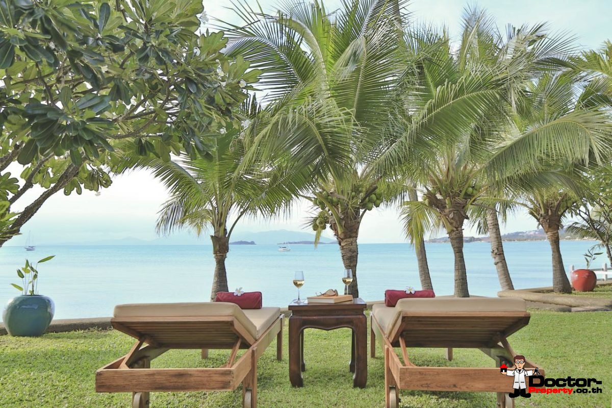 Luxury 5 Bedroom Beachfront Villa in Bang Rak, Koh Samui - For Sale