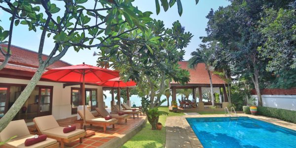 Luxury 5 Bedroom Beachfront Villa in Bang Rak, Koh Samui - For Sale