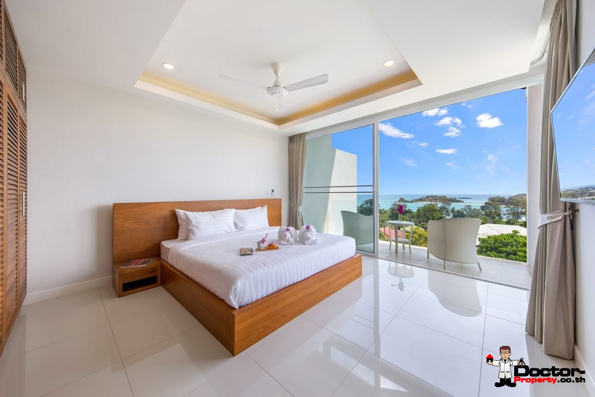 New 3 Bedroom Sea View Villa - Choeng Mon - Koh Samui - for sale