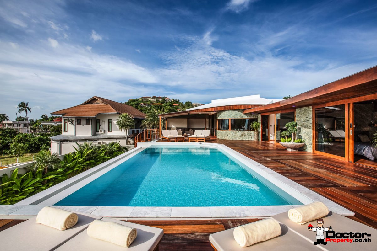 Amazing 4 Bedroom Sea View Villa - Choeng Mon - Koh Samui - for sale