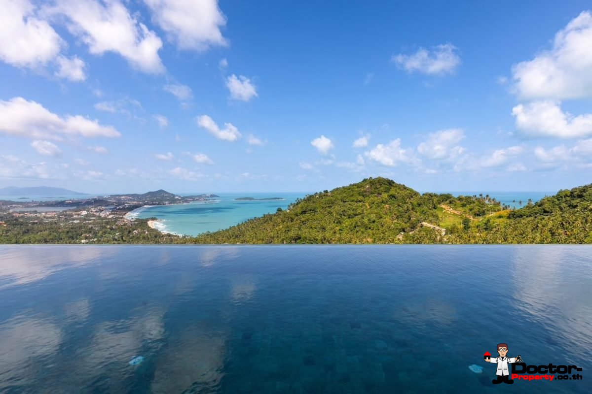 4 Bedroom Pool Villa with Stunning Views - Chaweng Noi, Koh Samui - For Sale