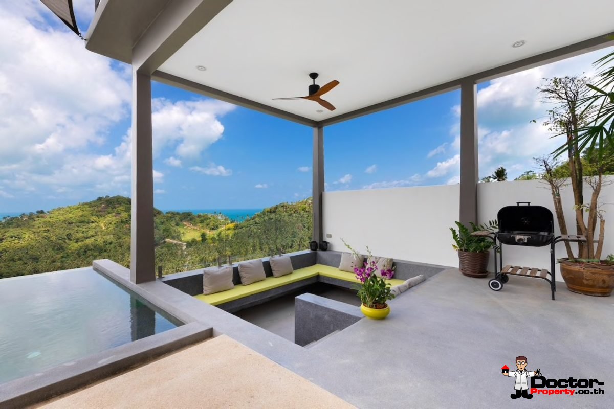 4 Bedroom Pool Villa with Stunning Views - Chaweng Noi, Koh Samui - For Sale