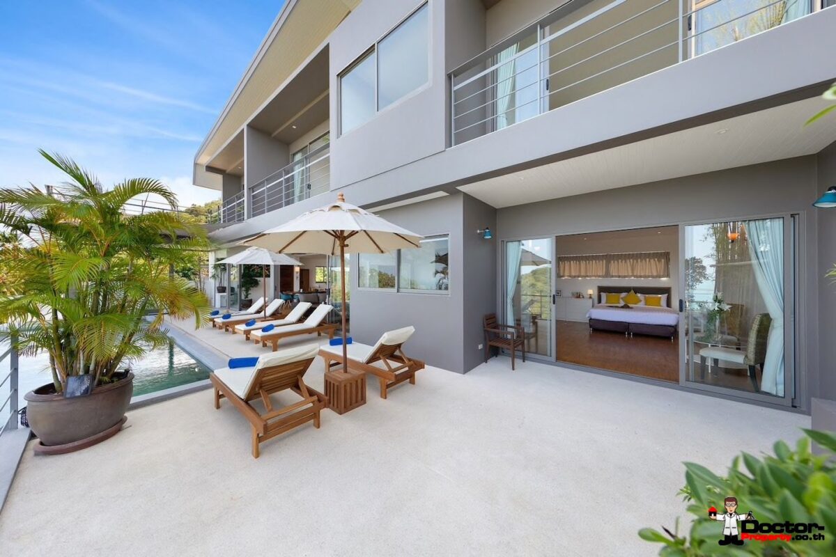 4 Bedroom Pool Villa with Stunning Views - Chaweng Noi, Koh Samui - For Sale