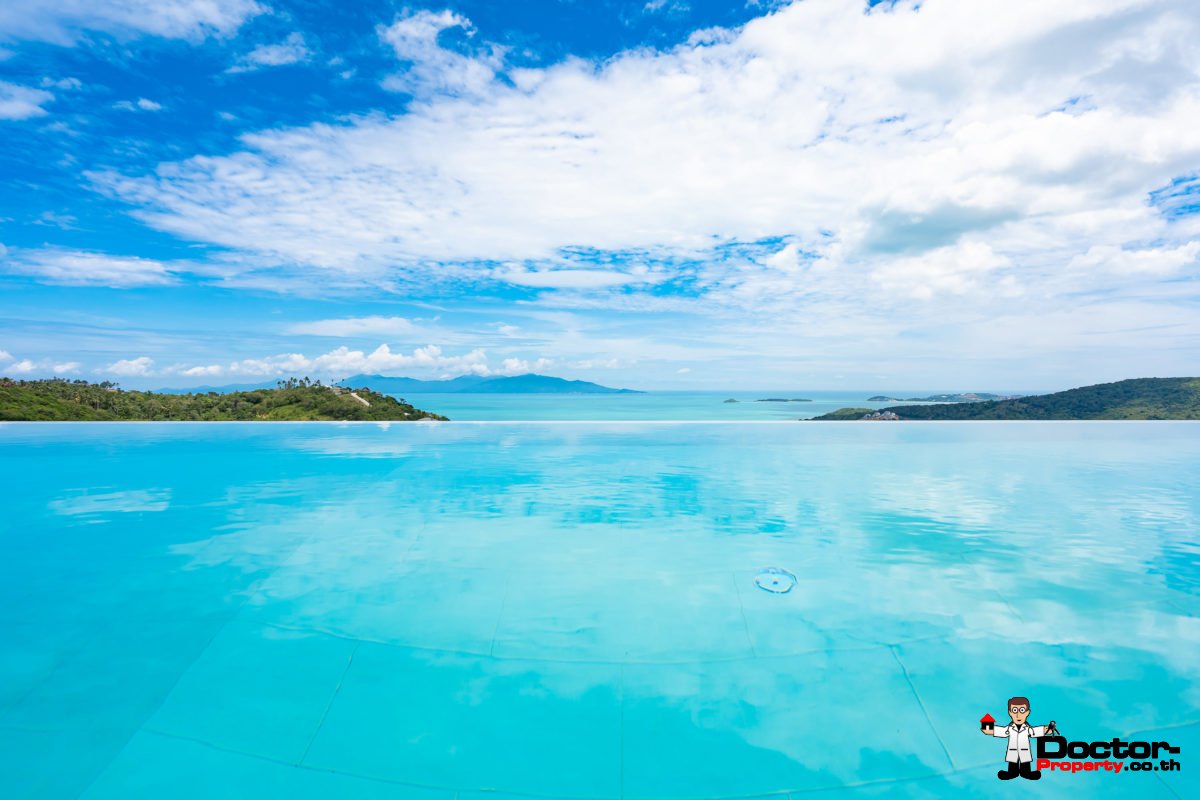 4 Bedroom Villa with Pool, Sea View - Bo Phut, Koh Samui - For Sale