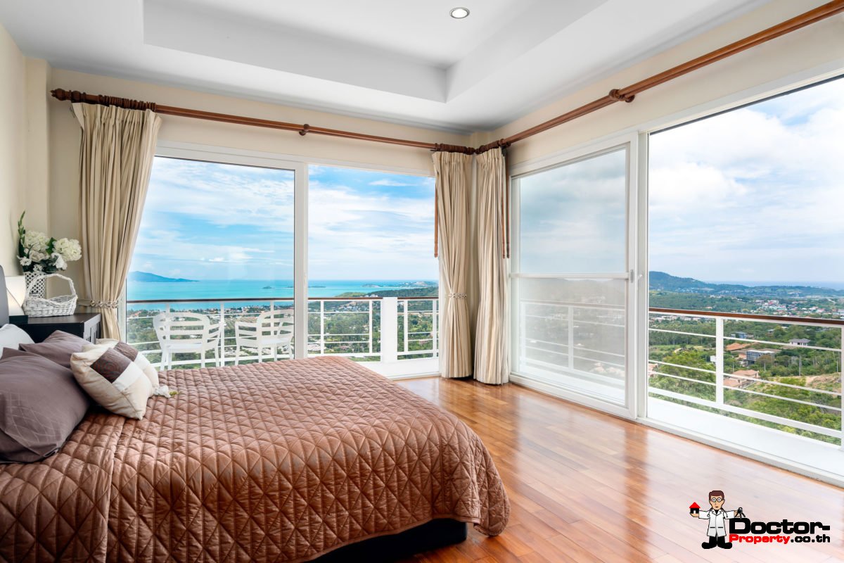 4 Bedroom Villa with Pool, Sea View - Bo Phut, Koh Samui - For Sale
