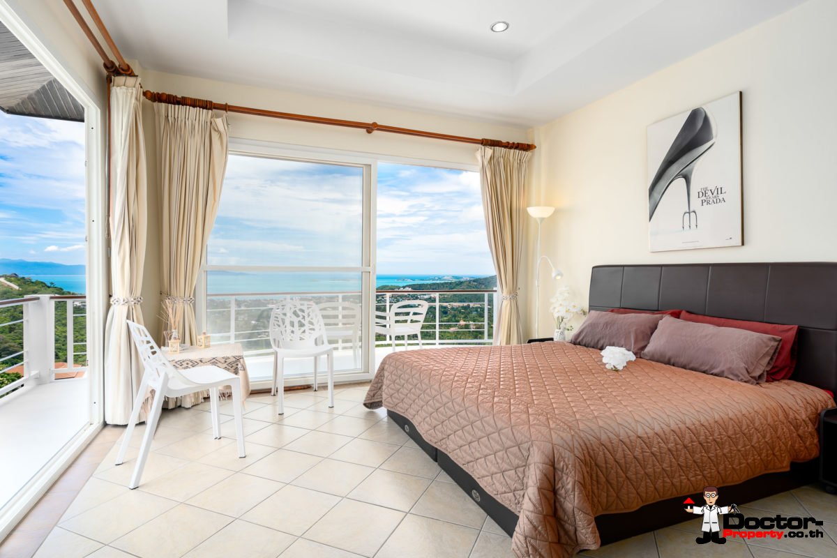 4 Bedroom Villa with Pool, Sea View - Bo Phut, Koh Samui - For Sale