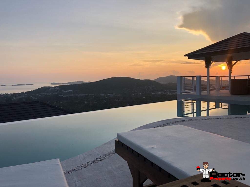 4 Bedroom Villa with Pool, Sea View - Bo Phut, Koh Samui - For Sale