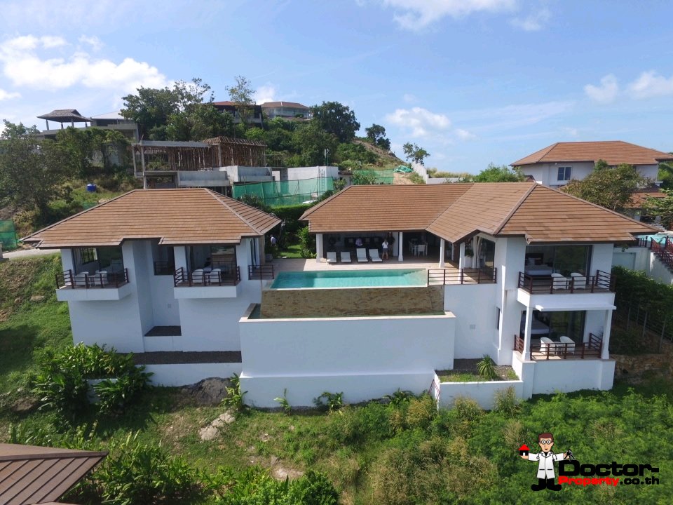 4 Bedroom Sea View Villa - Choeng Mon - Koh Samui - for sale