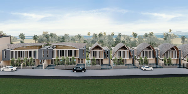 New 3 Bedroom Town Villa with Pool - Bang Kao, Koh Samui - For Sale