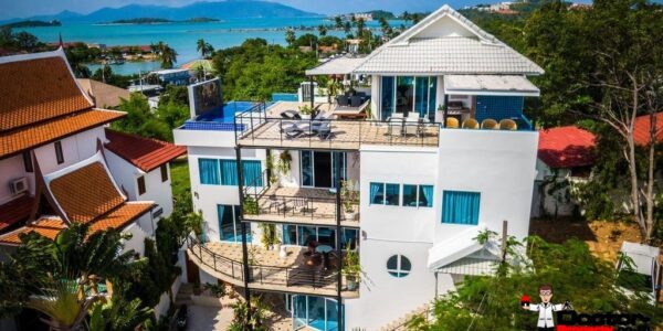 6 Bedroom Villa with Sea View - Bang Rak - Koh Samui - for sale