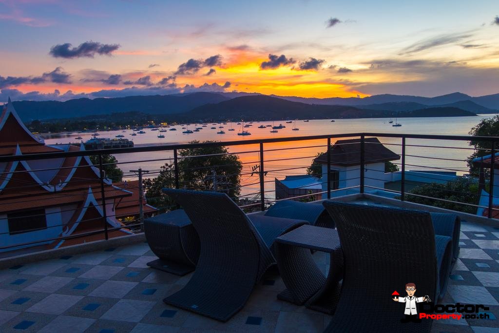 6 Bedroom Villa with Sea View - Bang Rak - Koh Samui - for sale