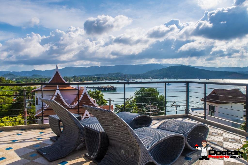 6 Bedroom Villa with Sea View - Bang Rak - Koh Samui - for sale