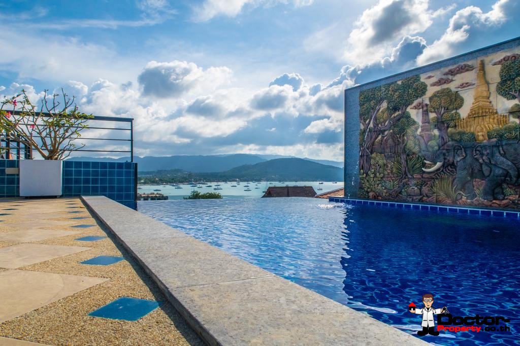 6 Bedroom Villa with Sea View - Bang Rak - Koh Samui - for sale