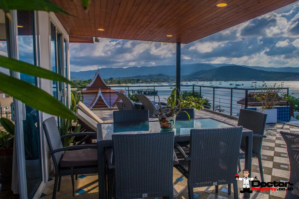 6 Bedroom Villa with Sea View - Bang Rak - Koh Samui - for sale