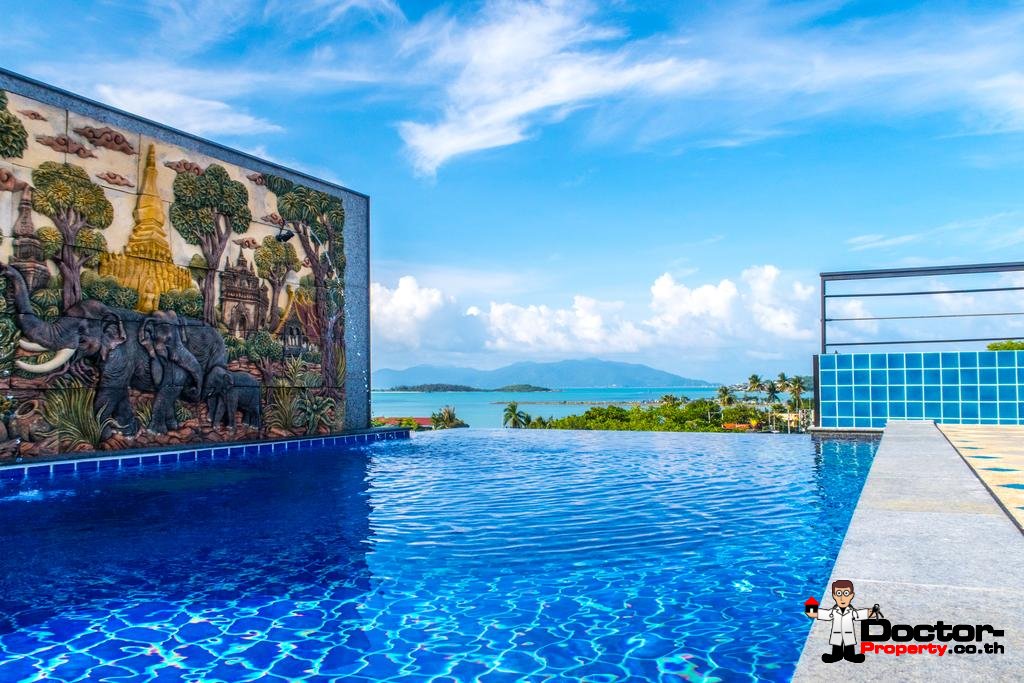 6 Bedroom Villa with Sea View - Bang Rak - Koh Samui - for sale