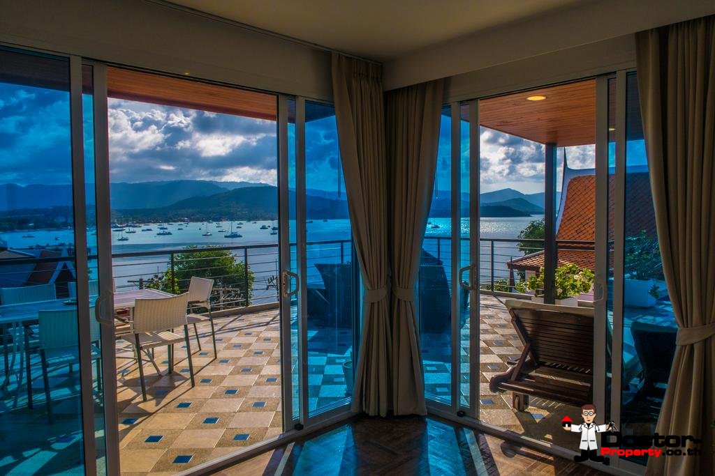 6 Bedroom Villa with Sea View - Bang Rak - Koh Samui - for sale