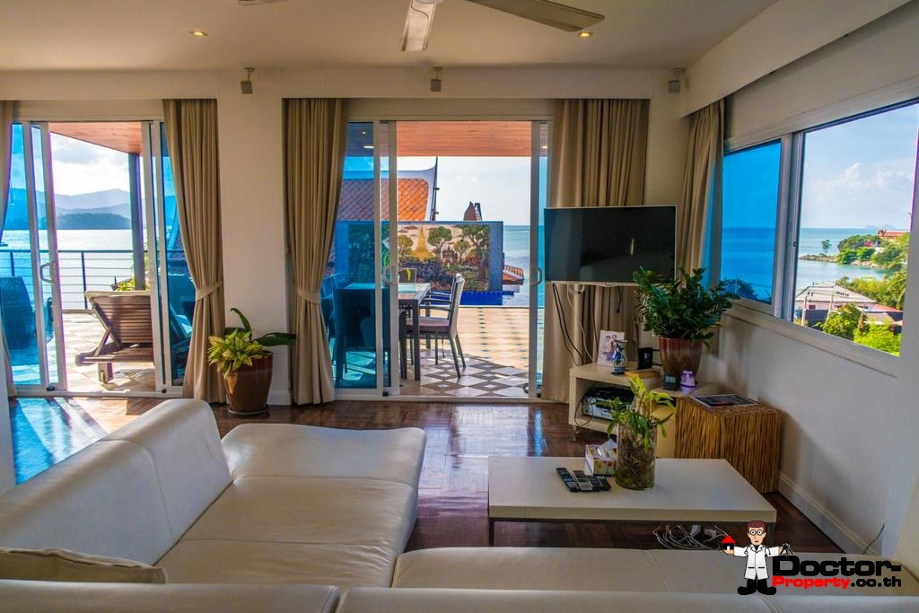 6 Bedroom Villa with Sea View - Bang Rak - Koh Samui - for sale