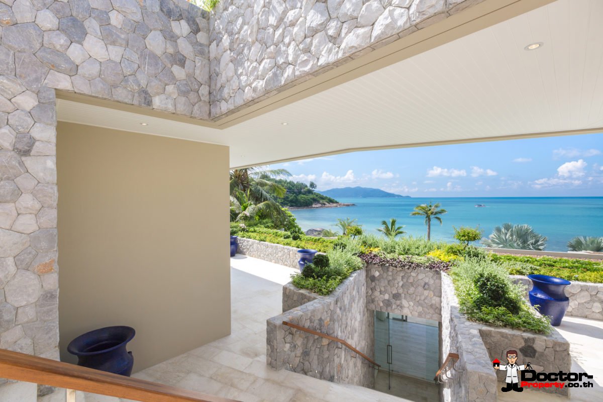 Stunning Beachfront 5 Bedroom Pool Villa - Plai Laem, Koh Samui - For Sale