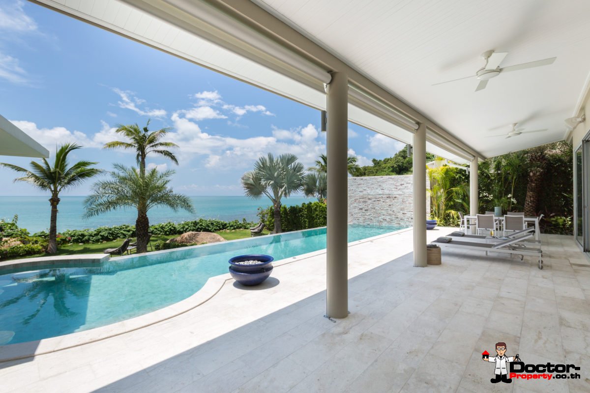 Stunning Beachfront 5 Bedroom Pool Villa - Plai Laem, Koh Samui - For Sale