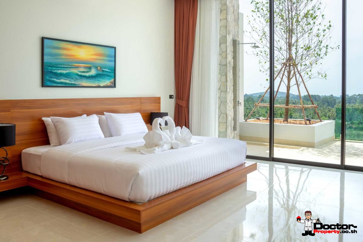 New 3 Bedroom Villa with Sea View - Mae Nam - Koh Samui for sale