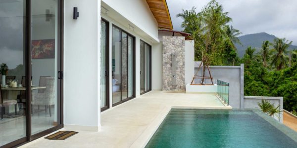 New 3 Bedroom Villa with Sea View - Mae Nam - Koh Samui for sale