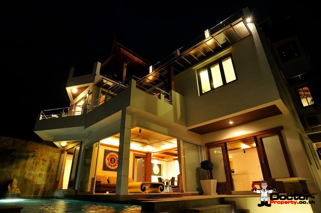Traditional 6 Bedroom Villa with Sea View - Bang Rak - Koh Samui