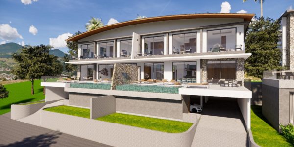New 4 Bedroom Twin Villa with Sea View – Mae Nam – Koh Samui