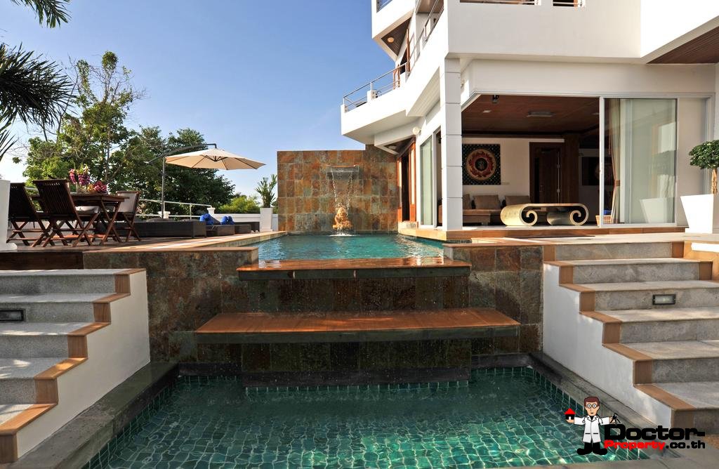 Traditional 6 Bedroom Villa with Sea View - Bang Rak - Koh Samui
