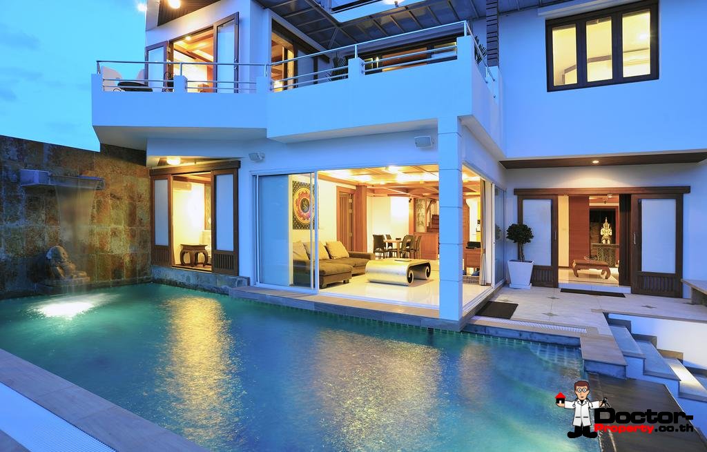 Traditional 6 Bedroom Villa with Sea View - Bang Rak - Koh Samui