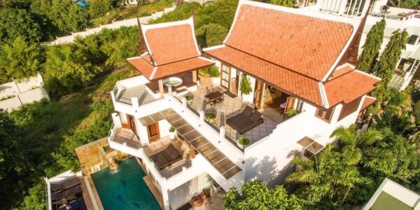 Traditional 6 Bedroom Villa with Sea View - Bang Rak - Koh Samui