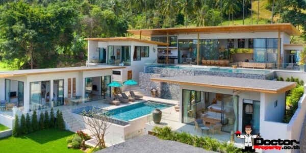 Luxury 6 Bedroom Sea View Villa - Chaweng - Koh Samui - for sale