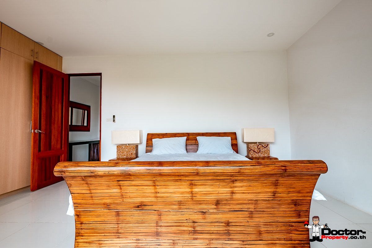 3 Bedroom Twin Villa, Sea View, Pool - Bang Rak, Koh Samui - For Sale