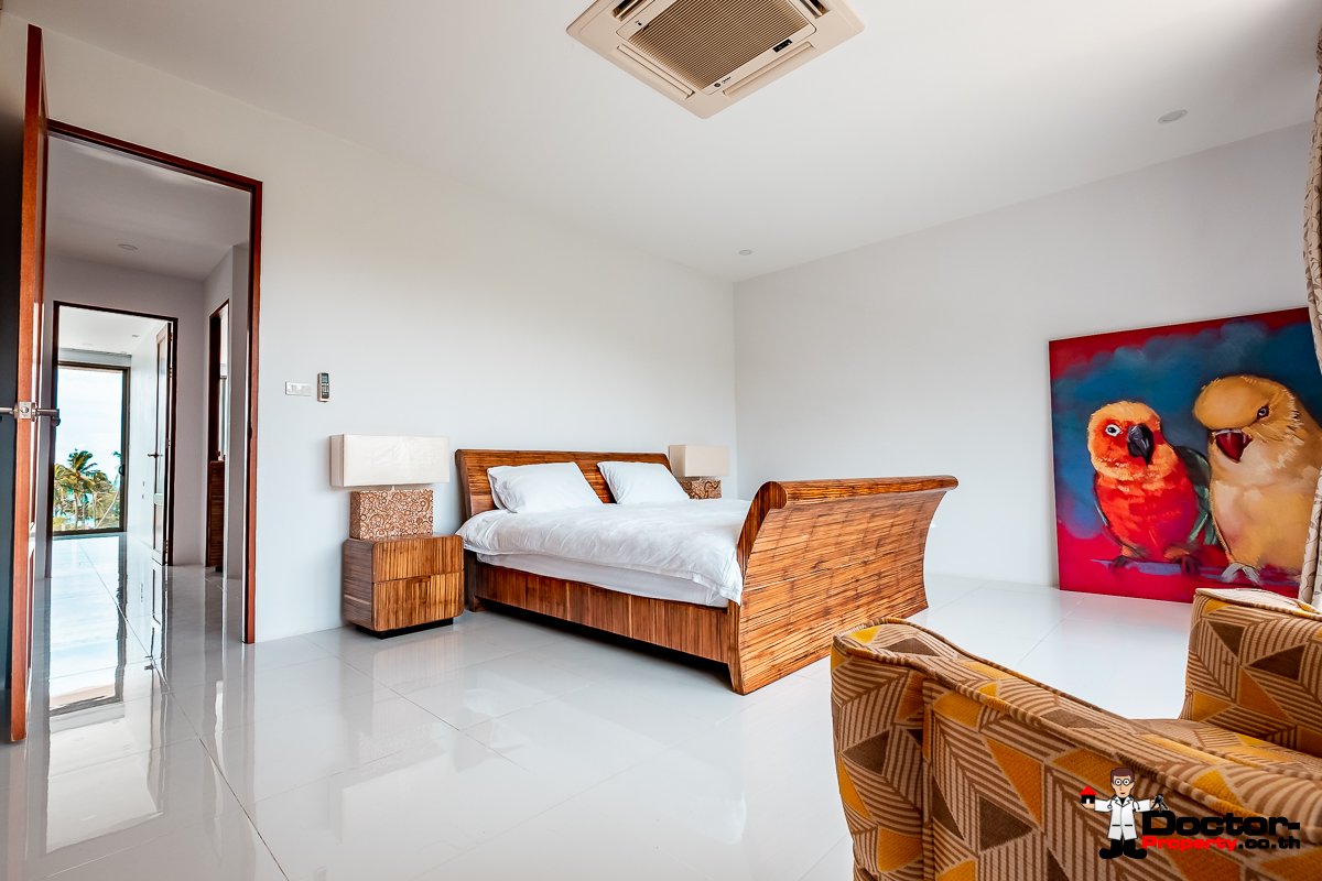 3 Bedroom Twin Villa, Sea View, Pool - Bang Rak, Koh Samui - For Sale