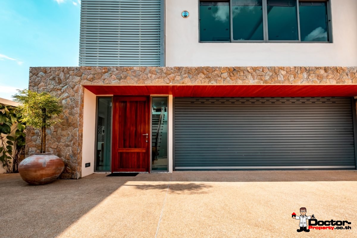 3 Bedroom Twin Villa, Sea View, Pool - Bang Rak, Koh Samui - For Sale