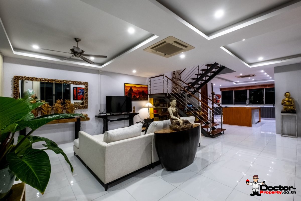 3 Bedroom Twin Villa, Sea View, Pool - Bang Rak, Koh Samui - For Sale