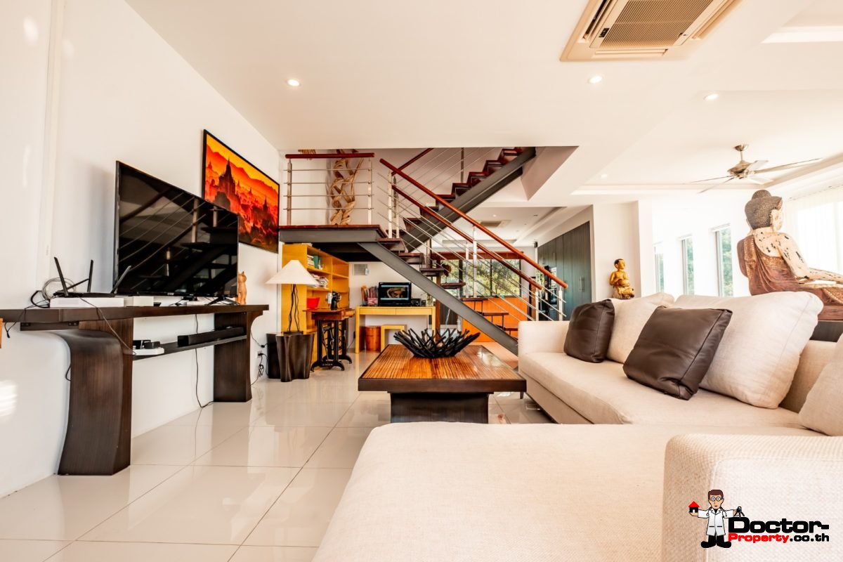 3 Bedroom Twin Villa, Sea View, Pool - Bang Rak, Koh Samui - For Sale