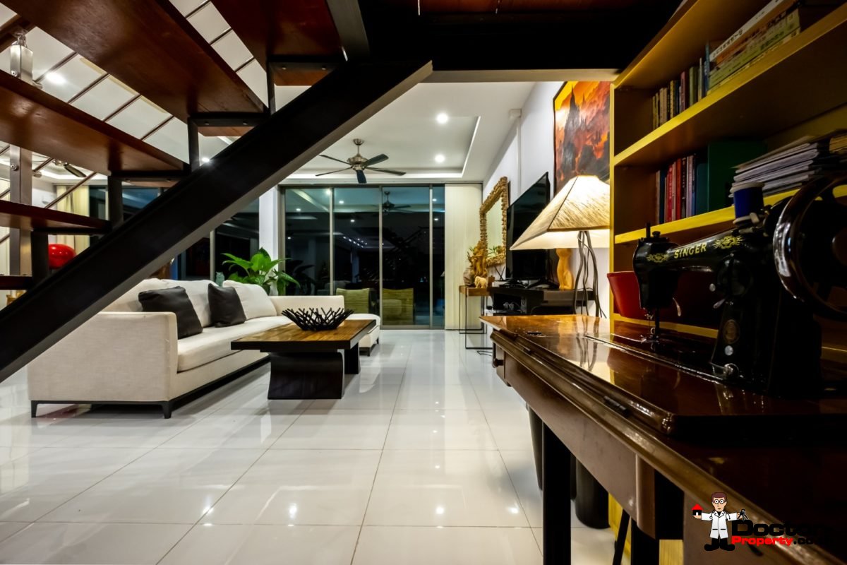 3 Bedroom Twin Villa, Sea View, Pool - Bang Rak, Koh Samui - For Sale